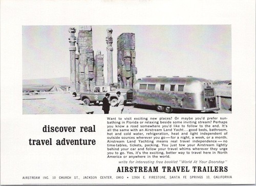 Airstream travel trailers 1966 - trailers,